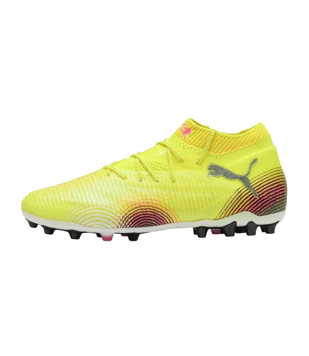 Mens Future 8 Ultimate Lace Up Firm Ground Football Boots Yellow Puma-3