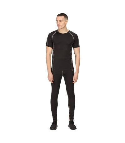 Mens Short-sleeved Base Layer Top Black Regatta Professional