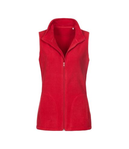 Stedman Womens/Ladies Active Fleece Gilet (Scarlet Red) - UTAB298