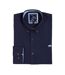 Chemise à manches longues oxford classic pour hommes marine Raging Bull