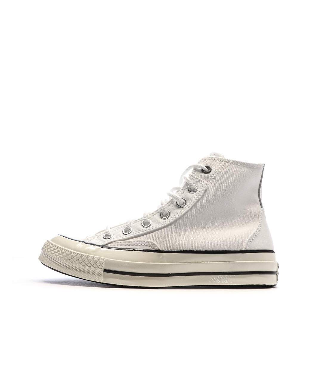 Baskets blanches mixte converse chuck 70 court-2