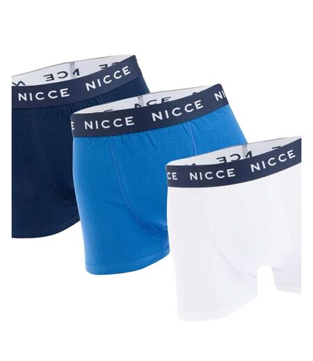 Pack Of 3  Mens Cosum Boxer Shorts  Blue Black White Nicce