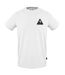 Mens Patch Crew Neck T-shirt White Aquascutum-1