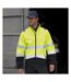 Veste softshell homme jaune fluo / noir SAFE-GUARD by Result-3
