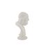 Buste Homme en Résine Sage 25cm Blanc-2