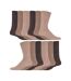12 Pairs Mens Gentle Grip Top Diabetic Socks | Non Elastic Cotton Socks-1