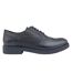 Womens/ladies Barbra Low Block Heel Brogues Black Firetrap-1