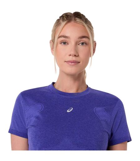 Haut Course À Pied Performance Femme Bleu Foncé Bleu Asics