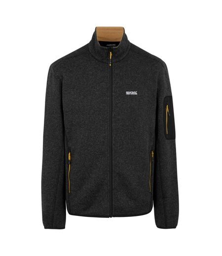 Veste Polaire Newhill Homme Noir Jaune Or Regatta
