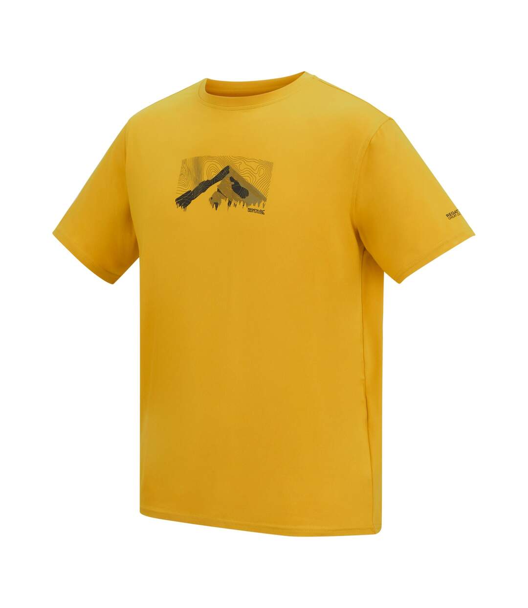 Mens Fingal Stretch T-shirt Sunset Regatta-4