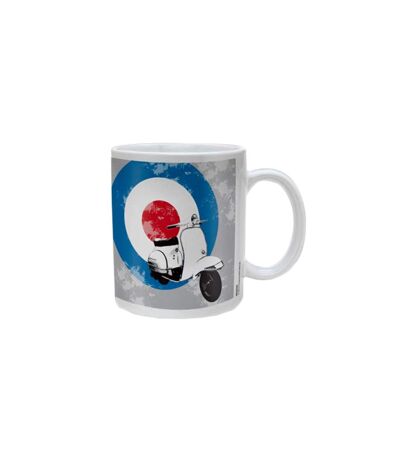 Mod Scooter With Target Mug (White/Blue/Red) (One Size) - UTPM1738