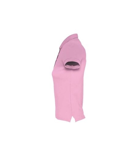 SOLS Womens/Ladies Passion Pique Short Sleeve Polo Shirt (Pink) - UTPC317