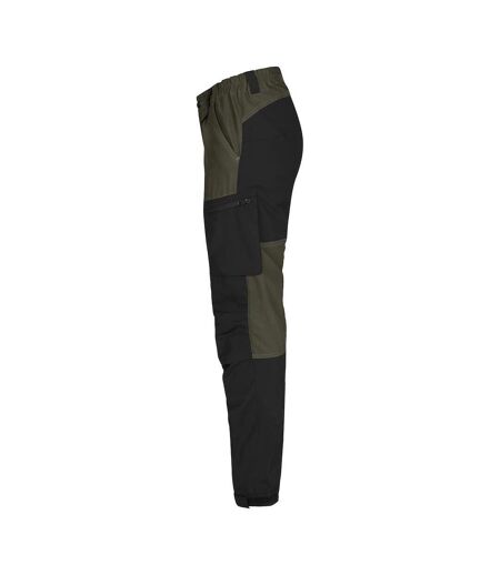 Pantalon cargo kenai femme vert kaki Clique Clique