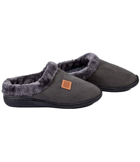 Pantoufle HOMME SUEDINE MBS02103 GRIS