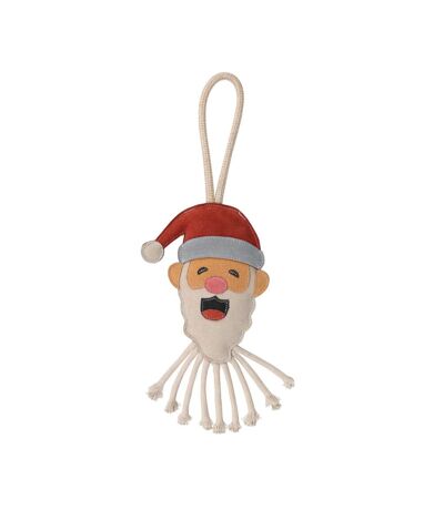 Santa claus christmas dog toy one size white/red Benji & Flo