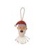 Santa claus christmas dog toy one size white/red Benji & Flo-1