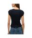 T-Shirt noir femme superdry essential square-2