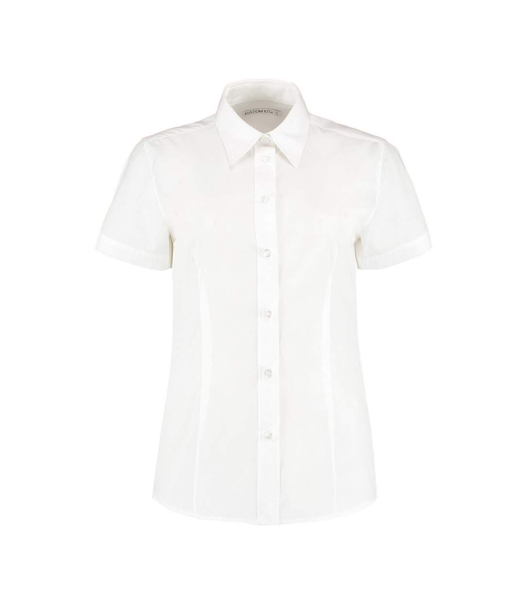 Blouse workforce femme blanc Kustom Kit-1