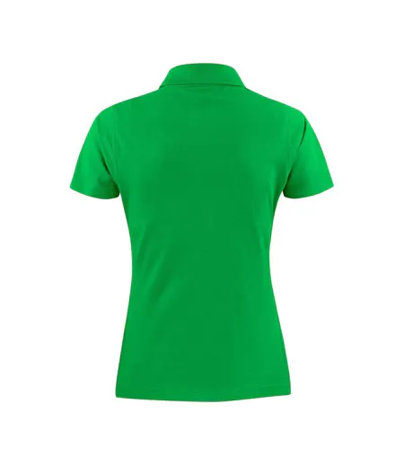 Womens/ladies Surf Polo Shirt Fresh Green Printer