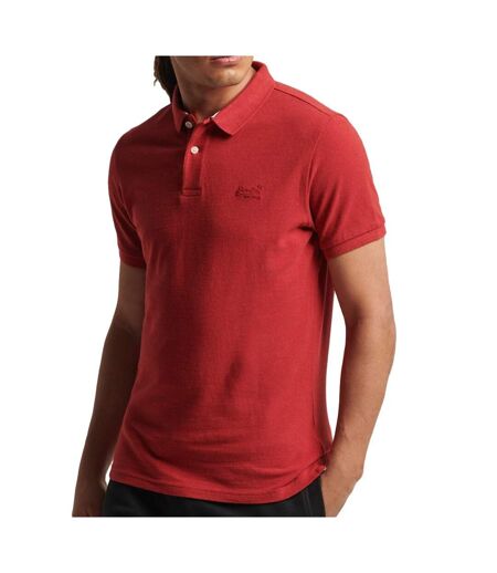 Polo Rouge Homme Superdry Classic Polo
