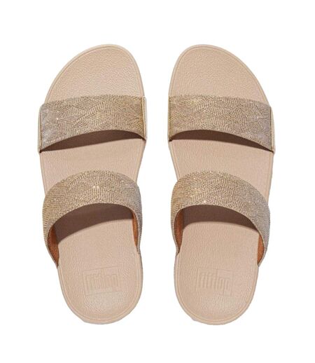 Claquettes Motif/style Extravagant Femme Rose Doré FitFlop