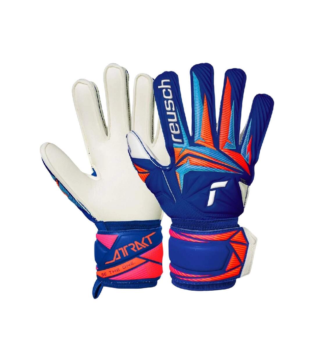 Gants De Gardien De But Gardien De But Attrakt Infinity Enfant Bleu Reusch-4