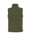Womens/ladies calmry borg fleece lined gilet dark khaki Regatta-2