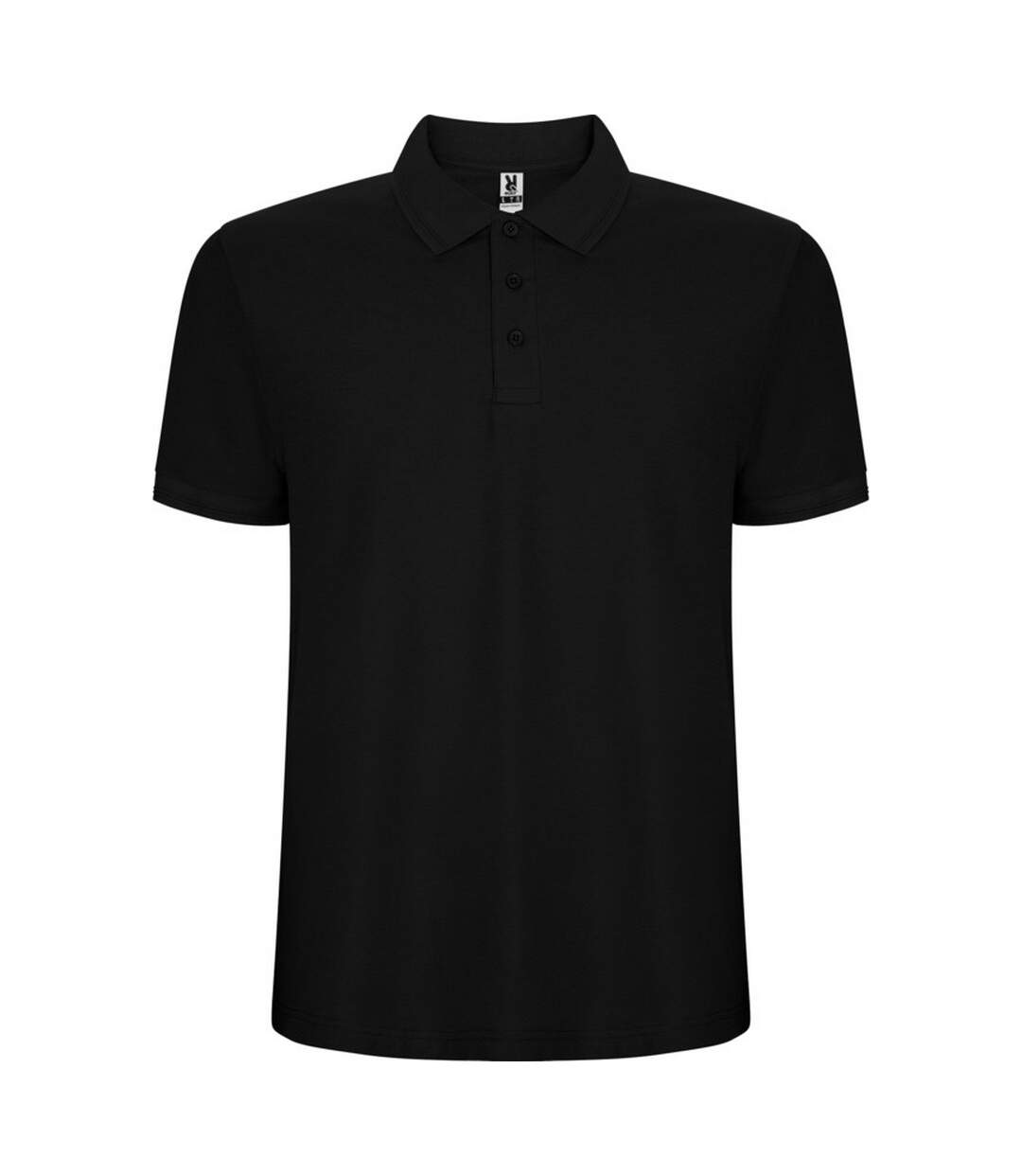 Polo pegaso premium homme noir uni Roly Roly