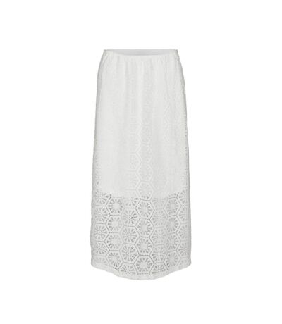 Jupe Blanc Femme Vero Moda Honey - L