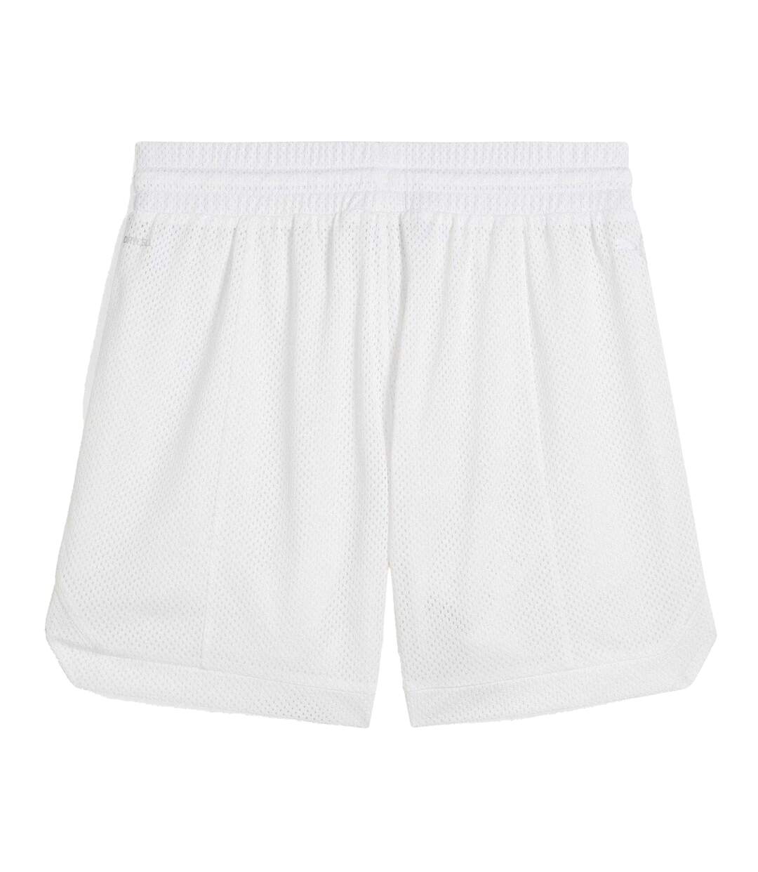Womens/ladies Jersey Sweat Shorts  White Puma-3