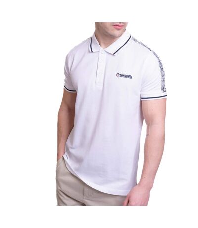 Polo ss24 homme blanc Lambretta