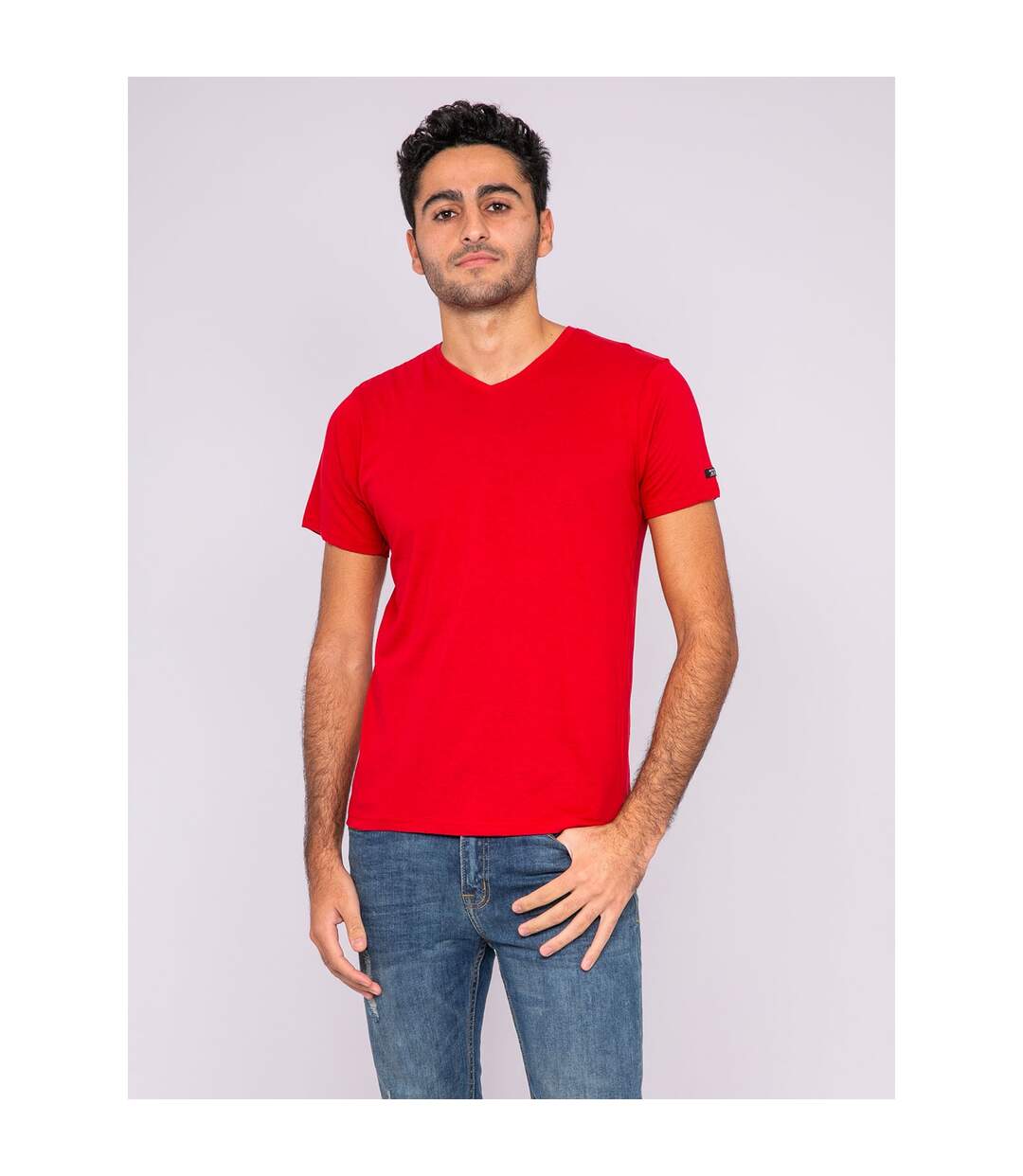 T-shirt col V pur coton organique WETHERBY