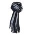Mens Italian Inspired Knitted Striped Winter Scarf