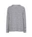 Sweat Motif/style Rayé Femme Blanc Cassé Lazy Jacks-4