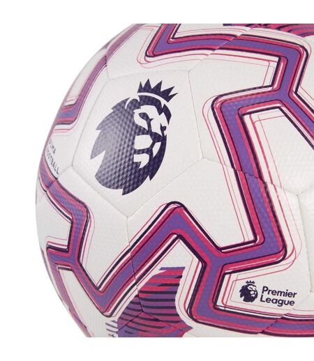 Unisex Adult Geometric Pattern Match Football 5 White Purple Puma
