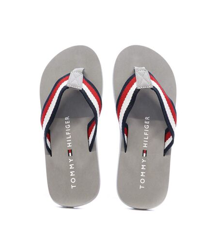 Tongs grises homme tommy hilfiger coprorate - 40