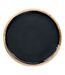 Dessous d'Assiette en Bois Black Forest 35cm Noir-1