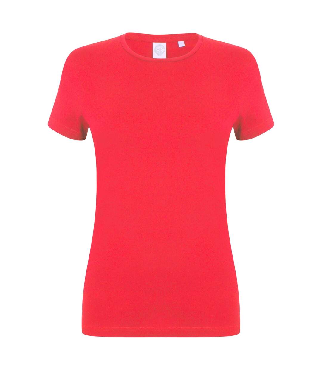 Feel good t-shirt étirable à manches courtes femme rouge vif Skinni Fit