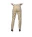 Pantalon femme taille haute couleur beige