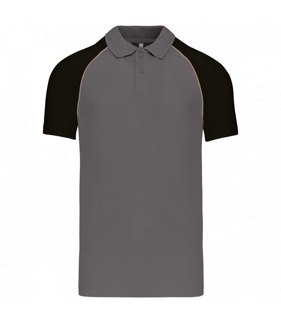 Polo homme gris ardoise / noir Kariban Kariban