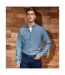 Premier Mens Chambray Long-Sleeved Shirt (Indigo Denim) - UTPC4268
