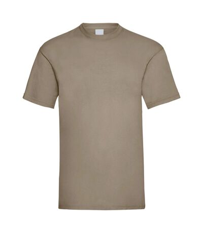 Mens Value Short Sleeve Casual T-Shirt (Sand) - UTBC3900