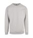 Sweat-shirt À Col Ras Du Cou Pour Hommes Asphalte Léger Build Your Brand-2