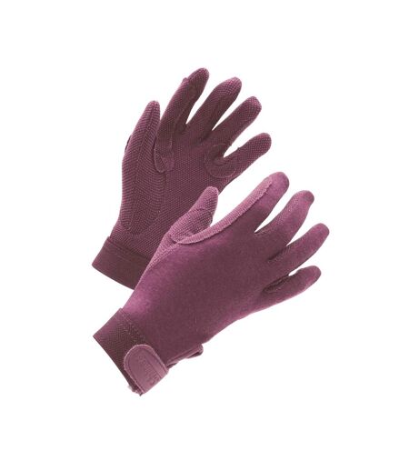 Shires Unisex Adult Newbury Gloves (Purple)