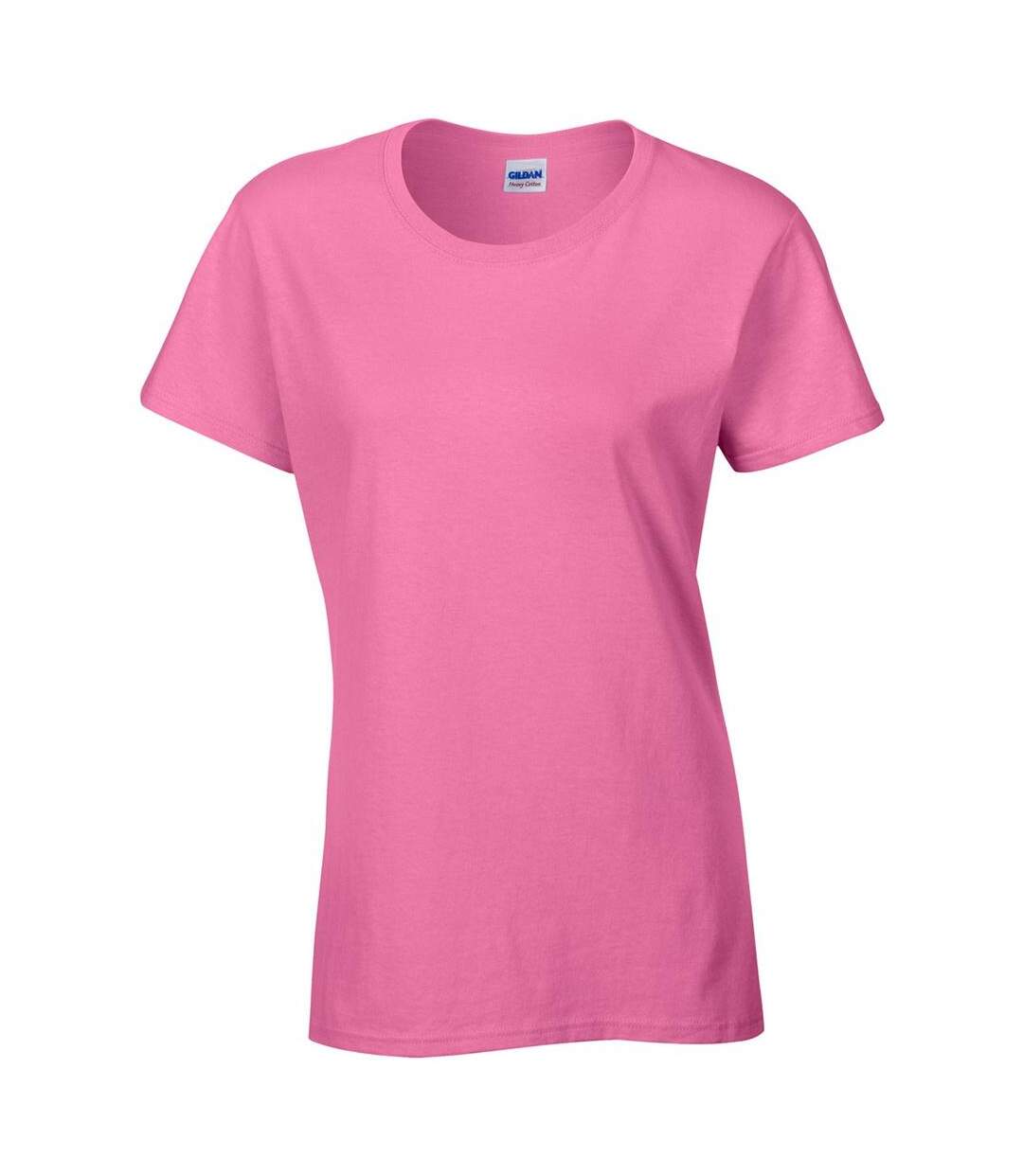 T-shirt À Manches Courtes Coupe Féminine Femme Rose Gildan-4