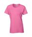 T-shirt À Manches Courtes Coupe Féminine Femme Rose Gildan-4