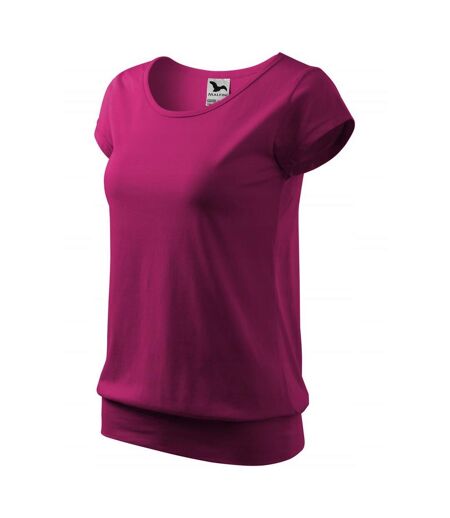 T-shirt Femme Violet Clair Malfini