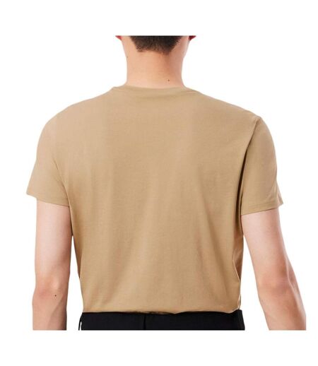 T-Shirt beige homme lacoste pima - l