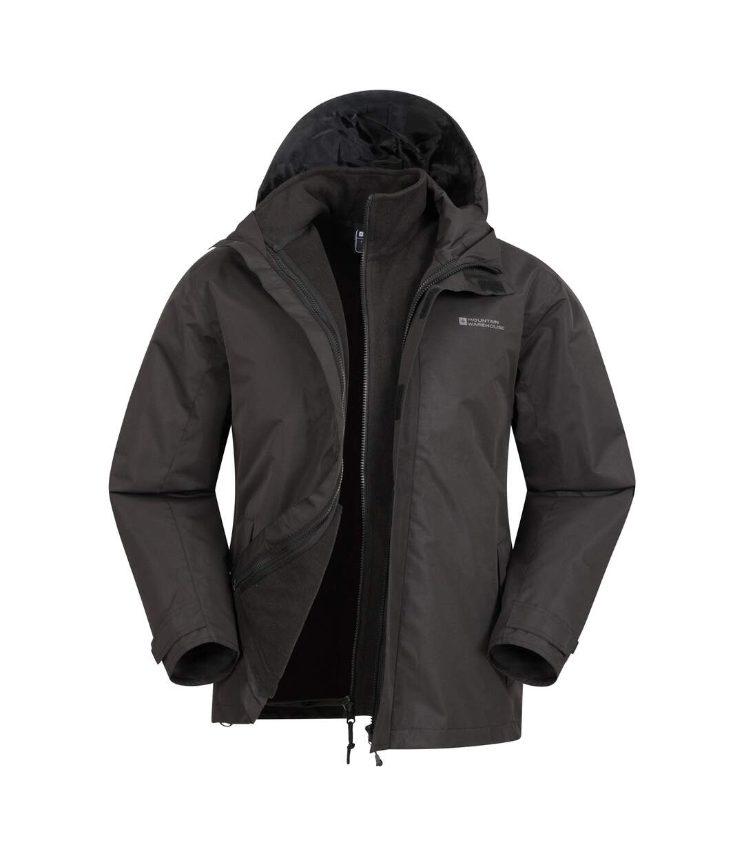 Veste fell homme noir Mountain Warehouse