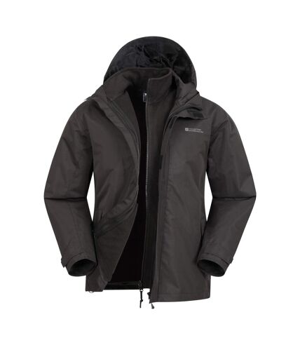 Mens fell ii 3 in 1 jacket black Mountain Warehouse